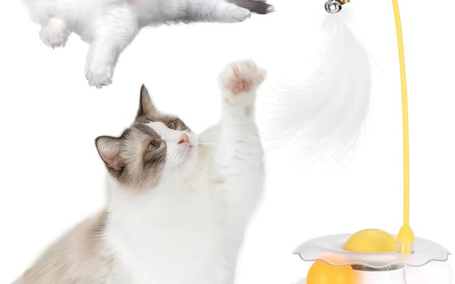Juguete interactivo para gato