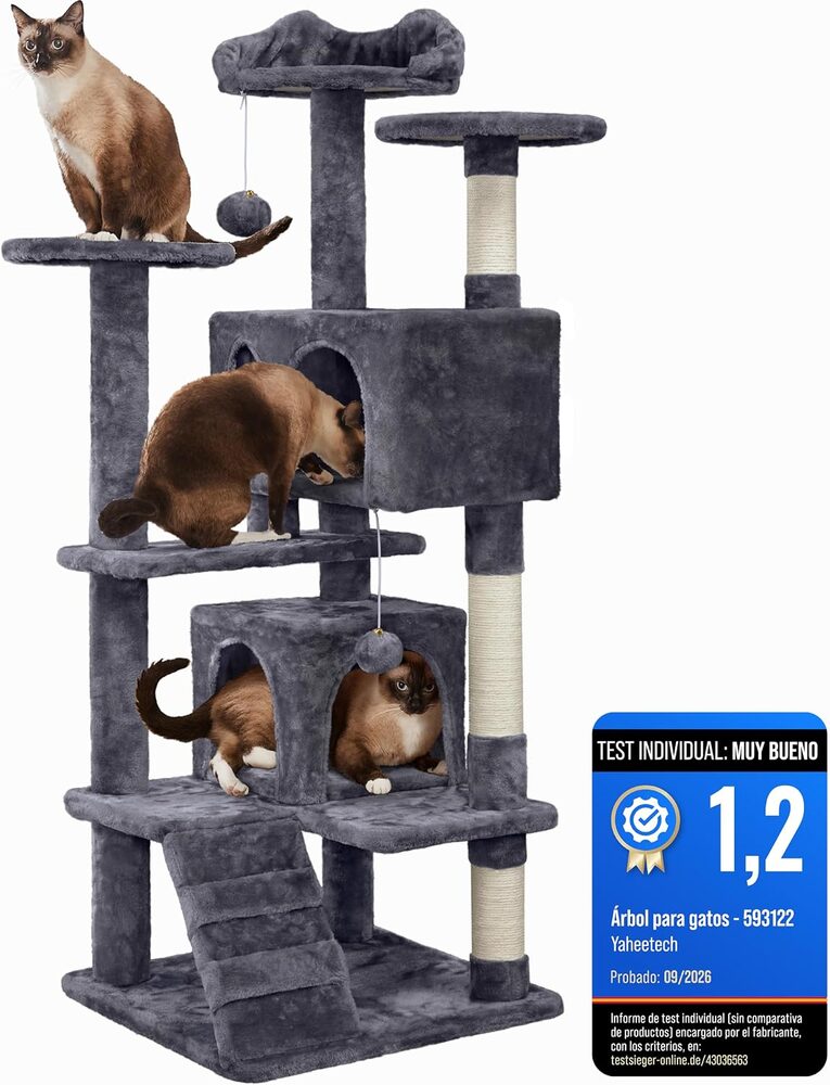 Yaheetech — Árbol 139 cm gris