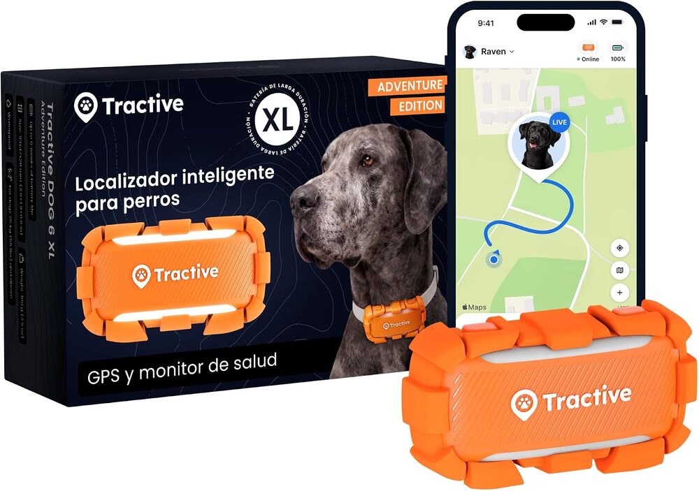 Tractive Dog XL Adventure — Gran autonomía
